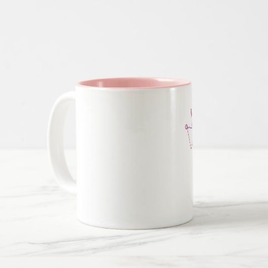 Prinzessin-Tasse Zweifarbige Tasse (Vorderseite Links)