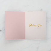 Prinzessin Teddybär Dankeskarte (Innenseite)