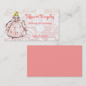 Prinzessin Telefonkarte Telefonnummerkarte (Vorne/Hinten)