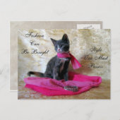 Prinzessin Tianas Worte zum Leben Postkarte (Vorne/Hinten)