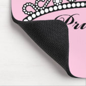 Prinzessin Tiara Mouseapad (rosa Hintergrund) Mousepad (Ecke)