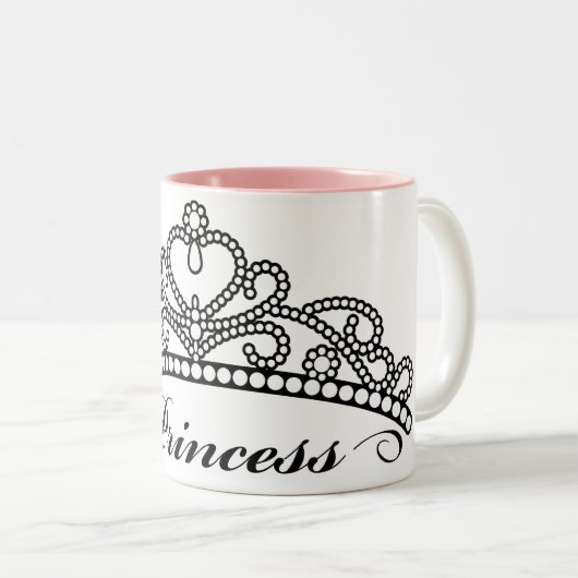 Prinzessin Tiara Mug Zweifarbige Tasse (VorderseiteRechts)