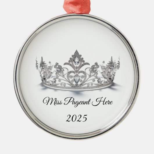 Prinzessin Tiara Ornament Aus Metall (Vorne)