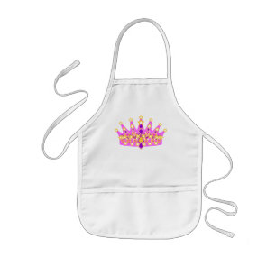 Prinzessin Tiara Party Apron Kinderschürze