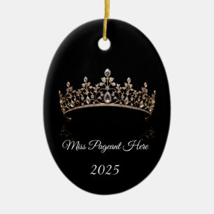 Prinzessin Tiara Schmuckstück Keramik Ornament