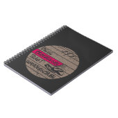 Prinzessin trägt Wanderschuhe, Sonnenuntergang Notizblock (Linke Seite)