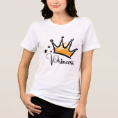 Prinzessin Tri-Blend Shirt (Vorderseite)