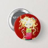 Prinzessin tutu Liebe graues Königreich gebrochene Button (Vorne & Hinten)