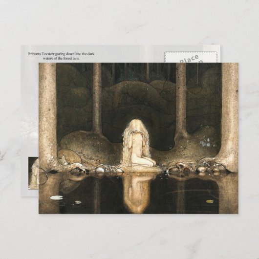 Prinzessin Tuvstarr sah ihre Reflexion an Postkarte (Vorne/Hinten)