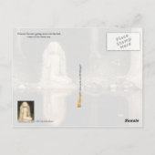 Prinzessin Tuvstarr sah ihre Reflexion an Postkarte (Rückseite)