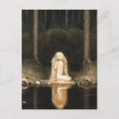 Prinzessin Tuvstarr sah ihre Reflexion an Postkarte (Vorderseite)