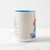 Prinzessin und Burg Zweifarbige Tasse (Mittel)
