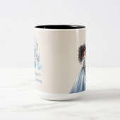 Prinzessin und Burg Zweifarbige Tasse (Mittel)