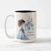 Prinzessin und Burg Zweifarbige Tasse (Links)