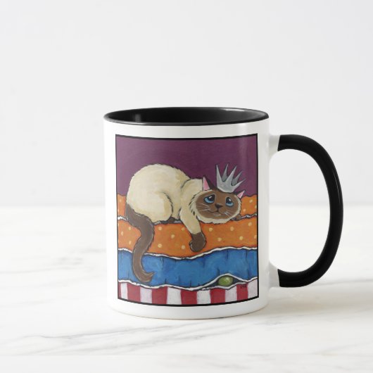 Prinzessin und die Katzen-Tasse der Erbsen-| Tasse (Rechts)