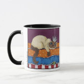 Prinzessin und die Katzen-Tasse der Erbsen-| Tasse (Links)