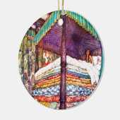 Prinzessin und die Pea Keramik Ornament (Links)