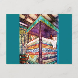 Prinzessin und die Pea Postkarte