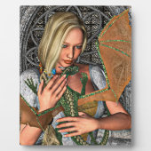 Prinzessin und Drache Fotoplatte (Vorderseite)