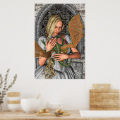 Prinzessin und Drache Poster (Küche)