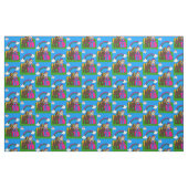 Prinzessin und Einhorn Stoff (Fat Quarter (45,7 x 55,9 cm))