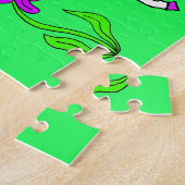 Prinzessin und Einhornmesse personalisiert Puzzle (Seite)