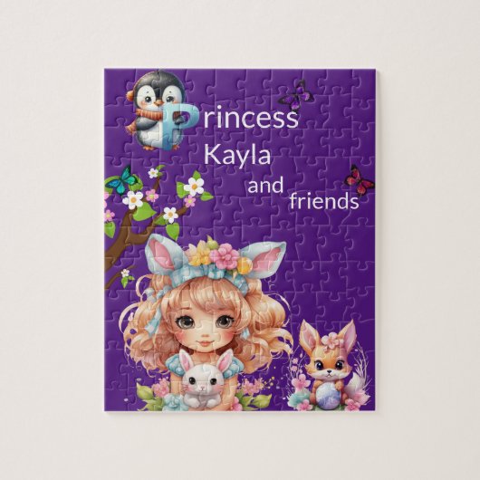 Prinzessin und Freunde Puzzle (Vertikal)