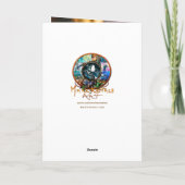 Prinzessin und Froschprinzkarte Karte (Rückseite)