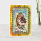 Prinzessin und Froschprinzkarte Karte (Vorderseite)