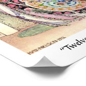 Prinzessin und Gartenjunge Märchenbild Poster (Ecke)