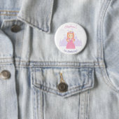 Prinzessin und ihr magischer Spiegel Button (Beispiel)