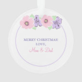 Prinzessin und ihr magischer Spiegel Ornament (Rückseite)