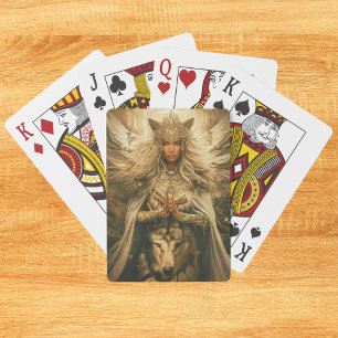 Prinzessin und ihr Wolfsgeist Spielkarten