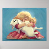 Prinzessin und Kaninchen Poster (Vorne)