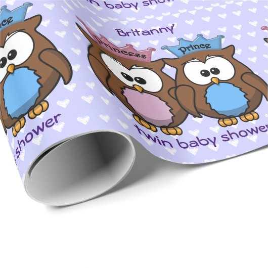 Prinzessin und Prinzessin Geschenkpapier (Rolleneckpunkt)