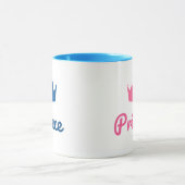 Prinzessin und Prinzessin Moderne Typografie Tasse (Zentrum)