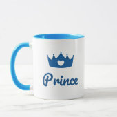 Prinzessin und Prinzessin Moderne Typografie Tasse (Links)