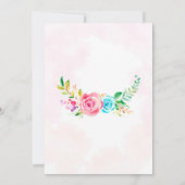 Prinzessin und Prinzessin zum Geburtstag Einladung (Rückseite)