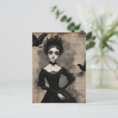 Prinzessin und Ravens Postkarte (Stehend Vorderseite)