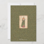 Prinzessin-und Ritter-Party Einladung (Rückseite)