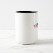 Prinzessin und rosa Herz-Tasse Tasse (Zentrum)