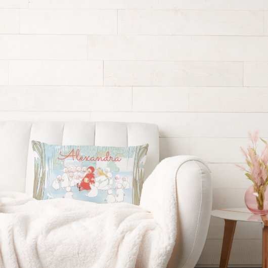 Prinzessin und Schneekinder Sibylle von Olfers Lendenkissen (Liege)