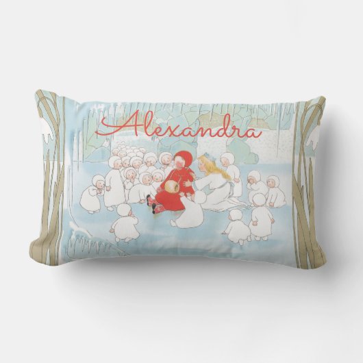 Prinzessin und Schneekinder Sibylle von Olfers Lendenkissen (Vorderseite)