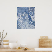 Prinzessin und Schwan Poster (Küche)