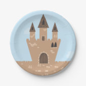 Prinzessin und verzaubertes Schloss Pappteller