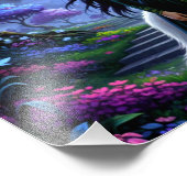 Prinzessin und Wolf Fotodruck (Ecke)