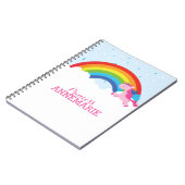 Prinzessin Unicorn Notizblock (Linke Seite)