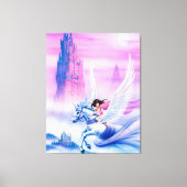 Prinzessin Unicorn, riesige Leinwand (Vorderseite)