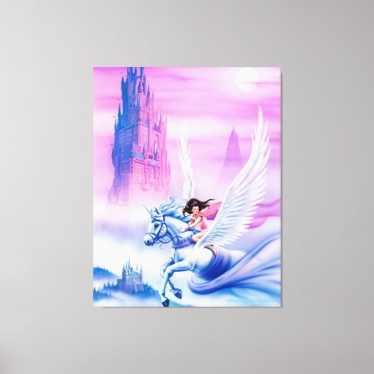 Prinzessin Unicorn, riesige Leinwand (Vorderseite)
