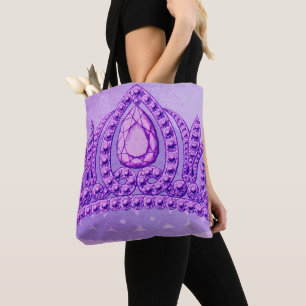 Prinzessin Vintage-Krone Lila Tasche